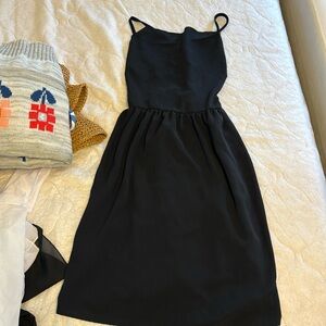Black dress one size